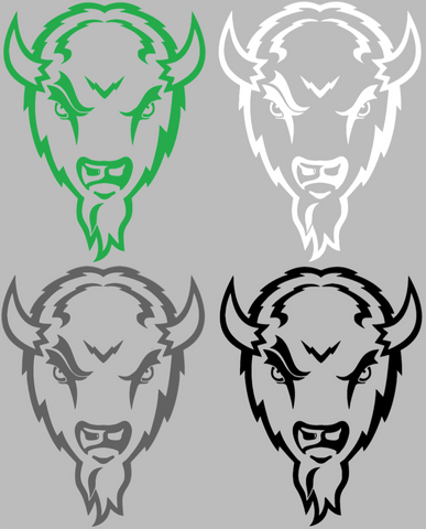 Marshall Thundering Herd Bison Logo Premium DieCut Vinyl Decal PICK COLOR & SIZE