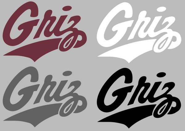 Montana Grizzlies Griz Logo Premium DieCut Vinyl Decal PICK COLOR & SIZE