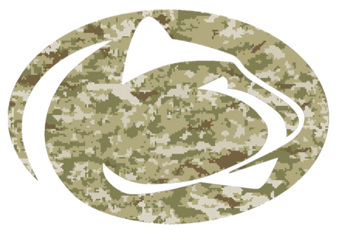 Penn State Nittany Lions Salute to Service Camouflage Camo Vinyl Decal PICK SIZE