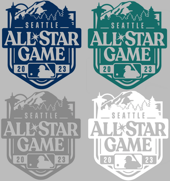 2023 MLB All Star Game Seattle Mariners Premium DieCut Vinyl Decal PICK COLOR & SIZE