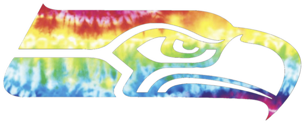 Seattle Seahawks Crucial Catch Cancer Multi Color Vinyl Decal PICK SIZE