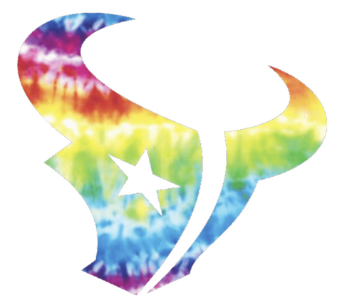 Houston Texans Crucial Catch Cancer Multi Color Vinyl Decal PICK SIZE