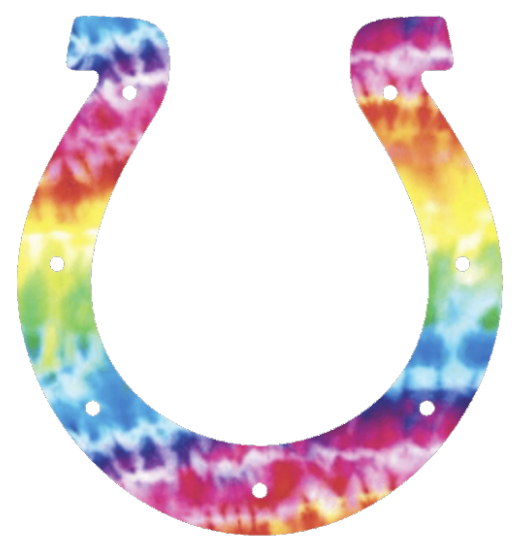 Indianapolis Colts Crucial Catch Cancer Multi Color Vinyl Decal PICK SIZE