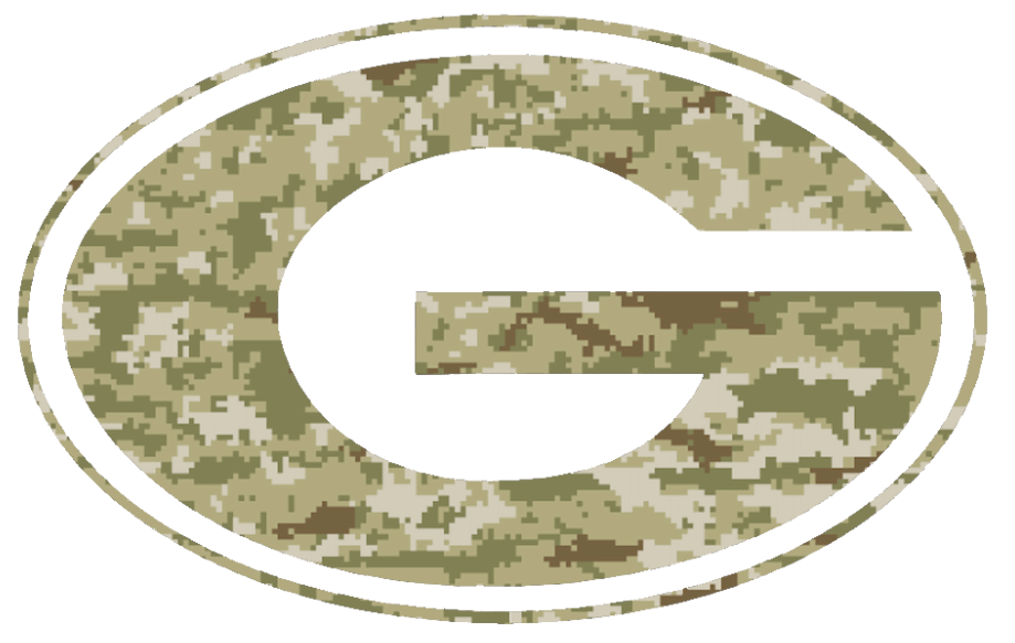 Georgia Bulldogs Salute to Service Camouflage Camo Vinyl Decal PICK SIZE