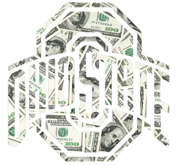 Ohio State Buckeyes Team Logo Money Print Premium DieCut Vinyl Decal PICK SIZE