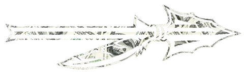 Florida State Seminoles Spear Logo Money Print Premium DieCut Vinyl Decal PICK SIZE