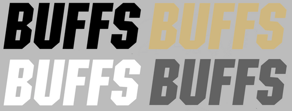 Colorado Buffaloes Buffs Logo Premium DieCut Vinyl Decal PICK COLOR & SIZE