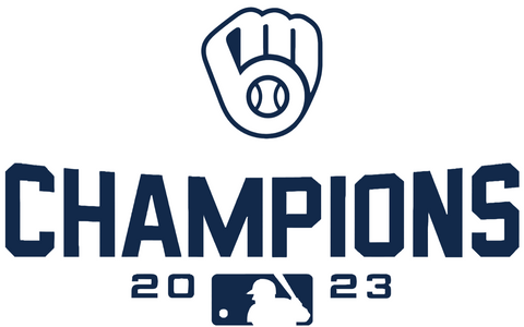 Milwaukee Brewers 2023 NL Central Champions Premium Vinyl Decal PICK COLOR & SIZE