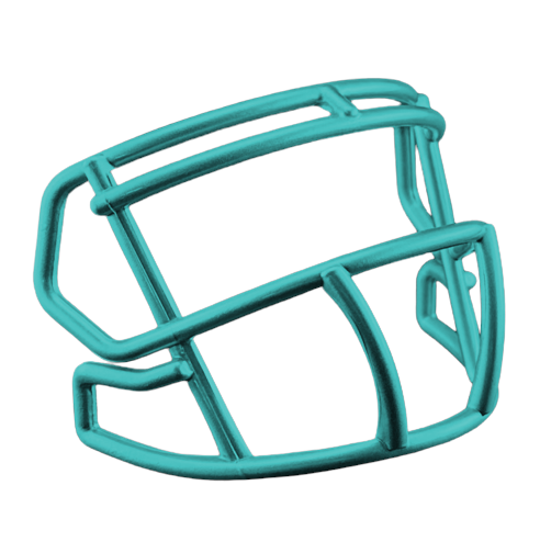 Teal Aqua Green Custom Riddell Speed Mini Football Helmet Facemask – SportsJewelryProShop