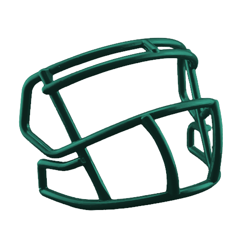 Hunter Green Custom Riddell Speed Mini Football Helmet Facemask