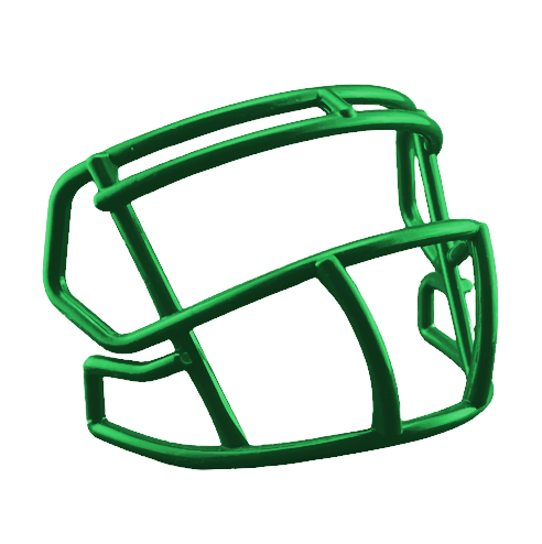Kelly Green Custom Riddell Speed Mini Football Helmet Facemask