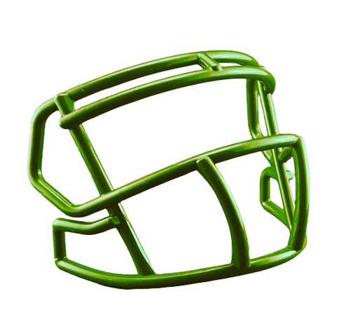 Lime Green Custom Riddell Speed Mini Football Helmet Facemask