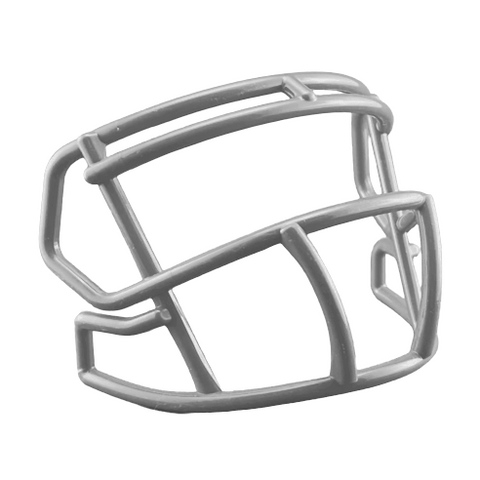 Gray Custom Riddell Speed Mini Football Helmet Facemask