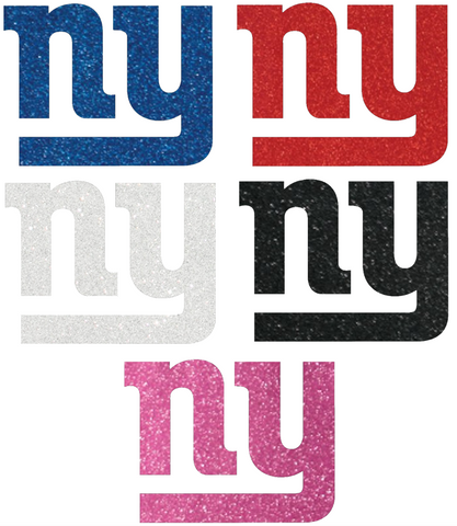 New York Giants Metallic Sparkle Logo Premium DieCut Vinyl Decal PICK COLOR & SIZE