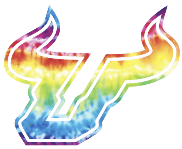 South Florida Bulls Crucial Catch Cancer Multi Color Vinyl Decal PICK SIZE