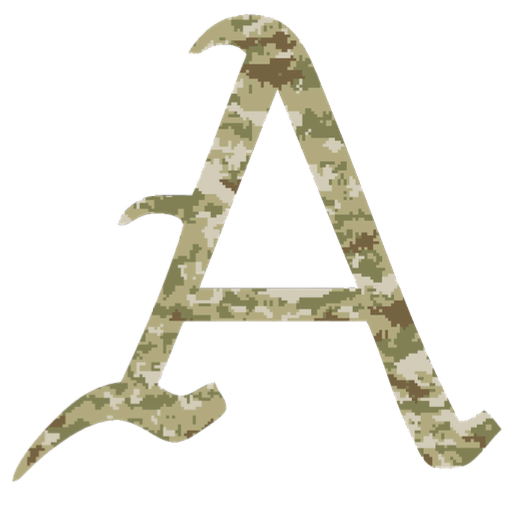 Arkansas Razorbacks A Logo Salute to Service Camouflage Camo Vinyl Decal PICK SIZE