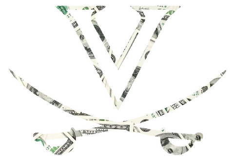 Virginia Cavaliers Money Print Premium DieCut Vinyl Decal PICK SIZE