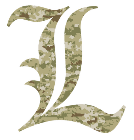 Louisville Cardinals Alternate L Logo Salute to Service Camouflage Camo Vinyl Decal PICK SIZE