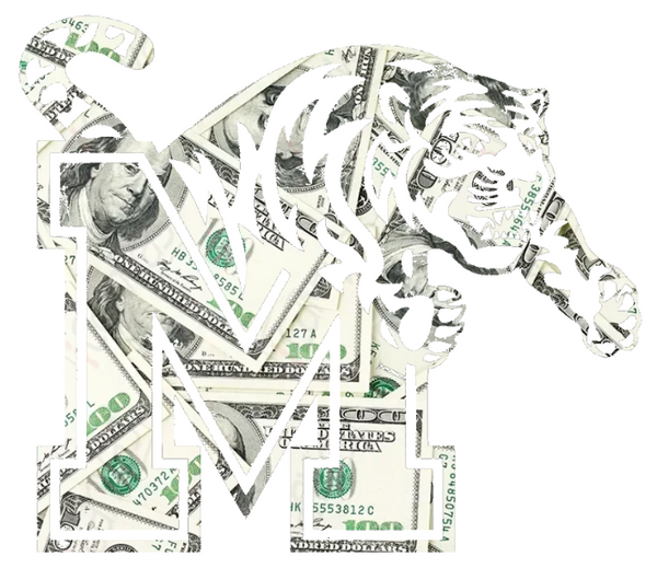 Memphis Tigers Money Print Premium DieCut Vinyl Decal PICK SIZE