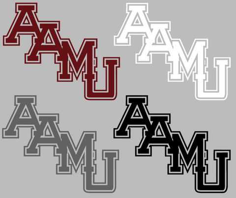 Alabama A&M Bulldogs AAMU Logo Premium DieCut Vinyl Decal PICK COLOR & SIZE