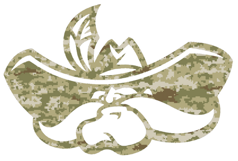 UNLV Rebels Mascot Logo Salute to Service Camouflage Camo Vinyl Decal PICK SIZE