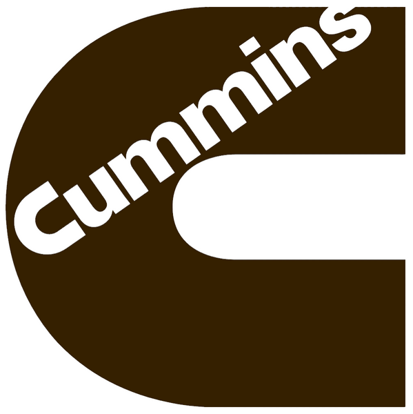 Cummins Diesel Truck Logo BROWN Premium DieCut Vinyl Decal PICK SIZE