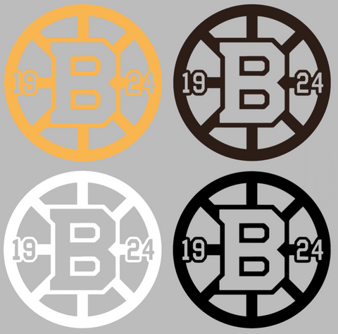 Boston Bruins 100 Year Anniversary Logo Premium DieCut Vinyl Decal PICK COLOR & SIZE