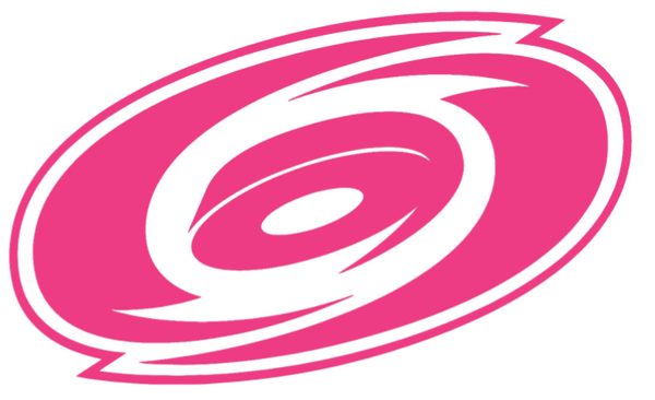 Carolina Hurricanes HOT PINK Team Logo Premium DieCut Vinyl Decal PICK SIZE