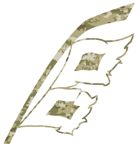 Carolina Hurricanes Alternate Logo Salute to Service Camouflage Camo Vinyl Decal PICK SIZE