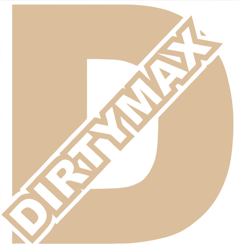 Duramax Dirtymax Diesel Truck Logo TAN Premium DieCut Vinyl Decal PICK SIZE