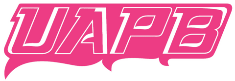 Arkansas Pine Bluff Golden Lions HOT PINK UAPB Logo Premium DieCut Vinyl Decal PICK SIZE