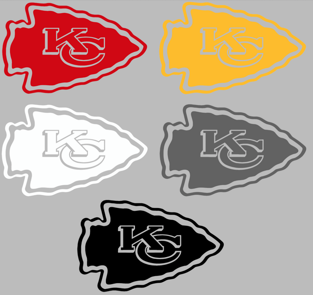 Kansas City Chiefs Team Logo Premium DieCut Vinyl Decal PICK COLOR & SIZE
