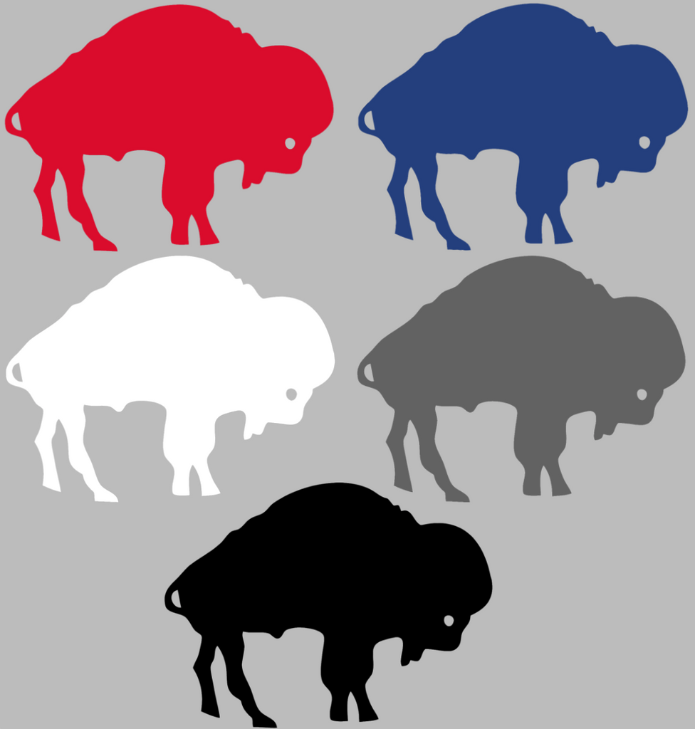 Buffalo Bills Retro Throwback Logo Premium DieCut Vinyl Decal PICK COLOR & SIZE