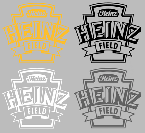 Pittsburgh Steelers Heinz Field Logo Premium DieCut Vinyl Decal PICK COLOR & SIZE