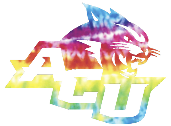 Abilene Christian Wildcats Team Logo Crucial Catch Cancer Multi Color Vinyl Decal PICK SIZE