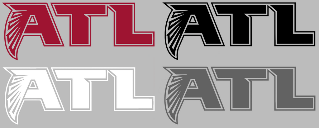 Atlanta Falcons ATL Logo Premium DieCut Vinyl Decal PICK COLOR & SIZE