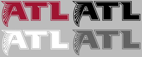 Atlanta Falcons ATL Logo Premium DieCut Vinyl Decal PICK COLOR & SIZE