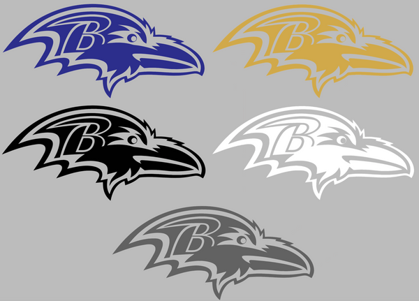 Baltimore Ravens Team Logo Premium DieCut Vinyl Decal PICK COLOR & SIZE