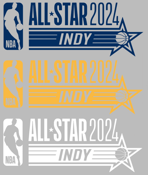 2023 NBA All Star Game Indianapolis Logo Premium DieCut Vinyl Decal PICK COLOR & SIZE