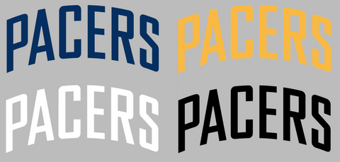 Indiana Pacers Team Name Logo Premium DieCut Vinyl Decal PICK COLOR & SIZE