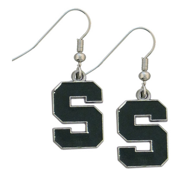 Michigan State Spartans NCAA Womens Dangle Earrings