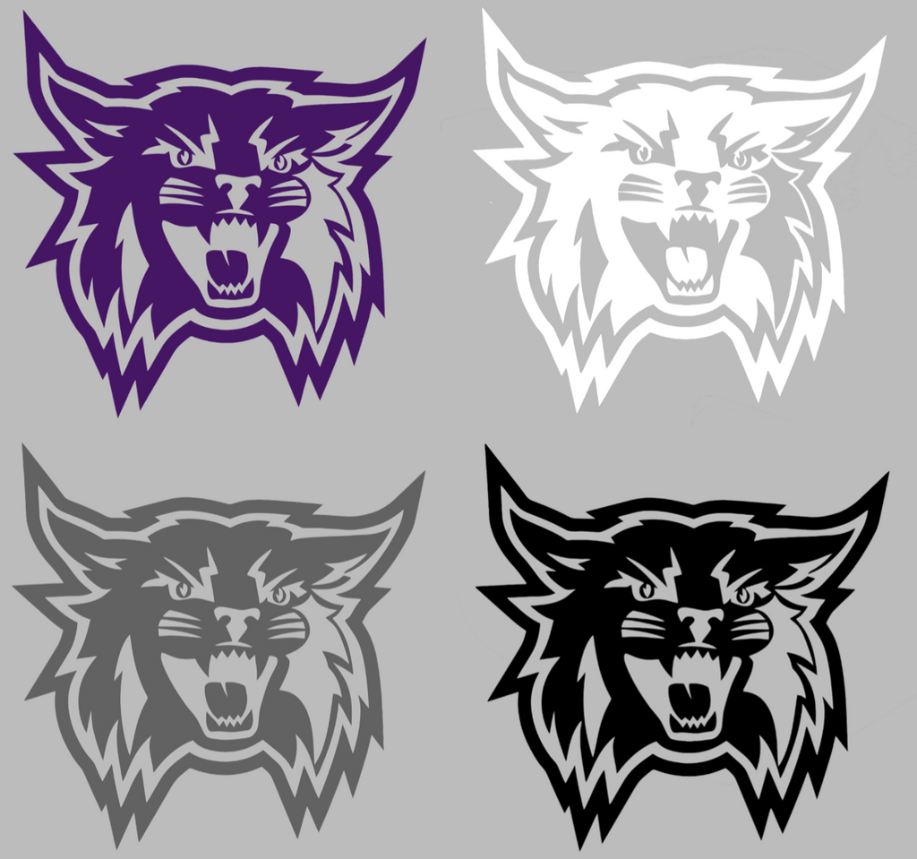 Weber State Wildcats Team Logo Premium DieCut Vinyl Decal PICK COLOR & SIZE