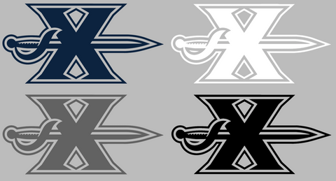 Xavier Musketeers Alternate Logo Premium DieCut Vinyl Decal PICK COLOR & SIZE