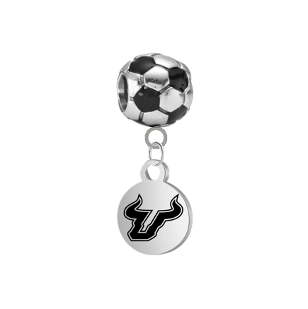 South Florida Bulls Soccer Universal European Bracelet Charm