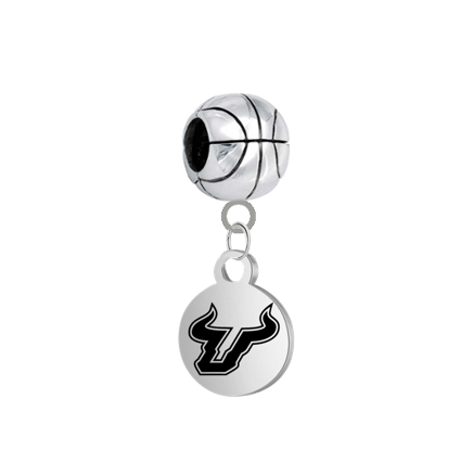 South Florida Bulls Basketball Universal European Bracelet Charm