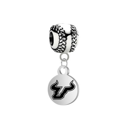 South Florida Bulls Softball Universal European Bracelet Charm