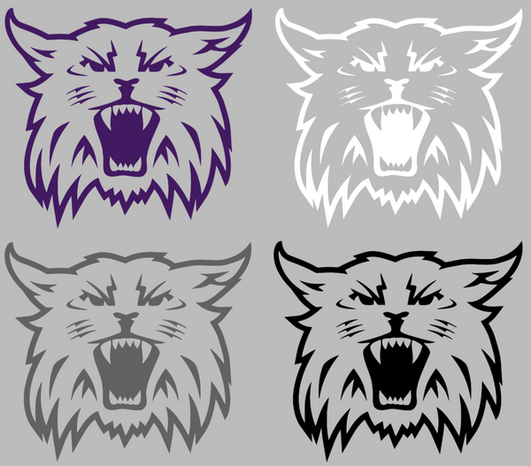 Weber State Wildcats Alternate Team Logo Premium DieCut Vinyl Decal PICK COLOR & SIZE