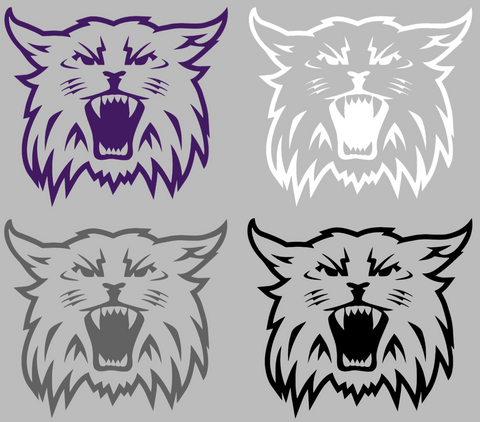 Weber State Wildcats Alternate Team Logo Premium DieCut Vinyl Decal PICK COLOR & SIZE