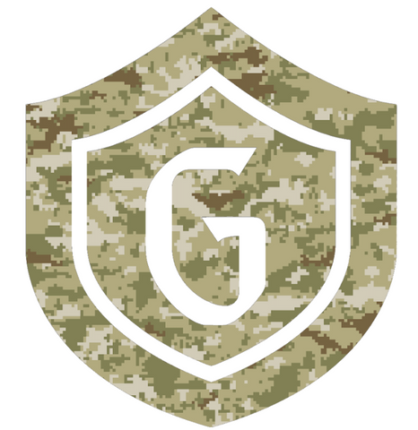 Saint Marys Gaels Alternate Team Logo Salute to Service Camouflage Camo Vinyl Decal PICK SIZE