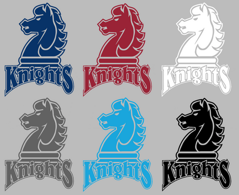 Fairleigh Dickinson Knights Retro Throwback Logo Premium DieCut Vinyl Decal PICK COLOR & SIZE